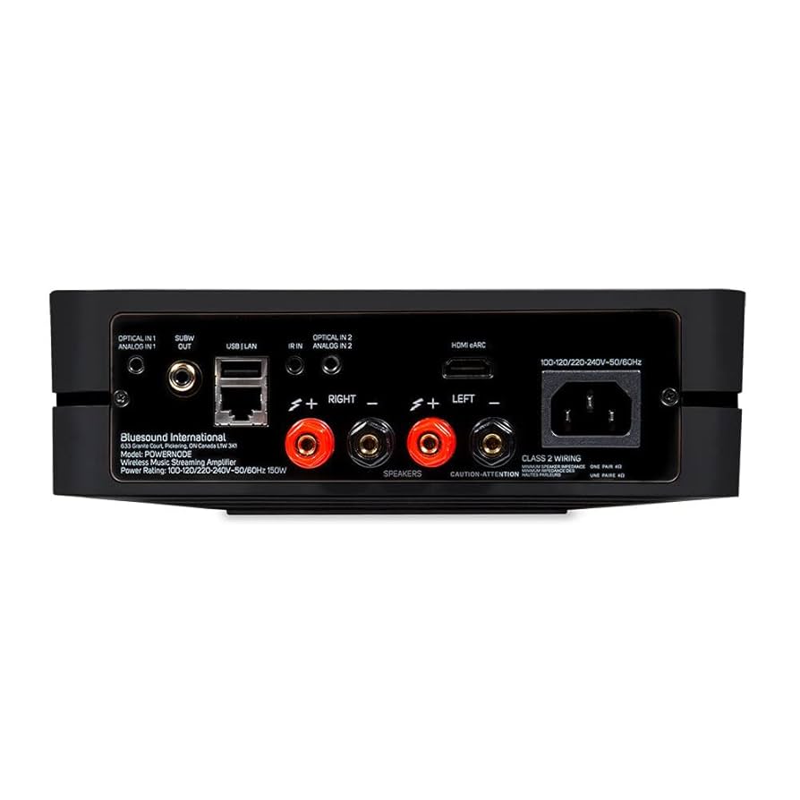 アンプ BLUESOUND POWERNODE Amazon.com: Bluesound Powernode Wireless Multi-Room High